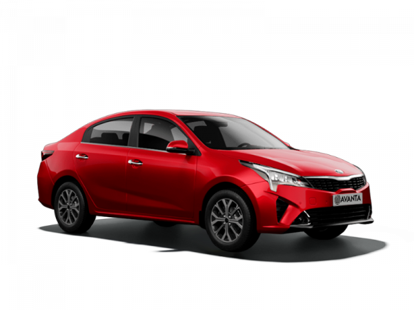 Kia Rio Fiery Red