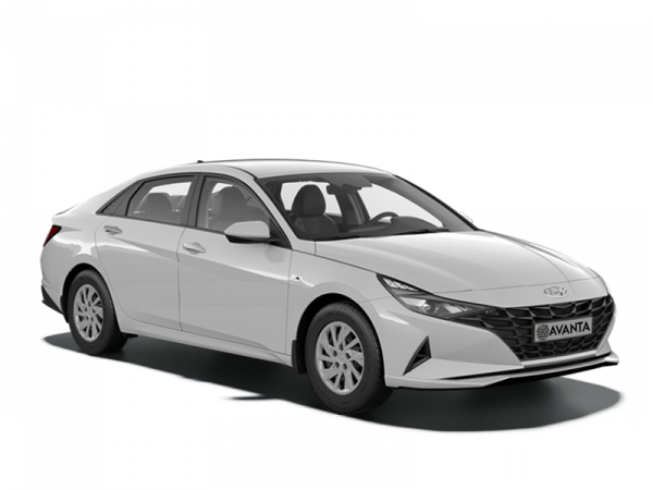 Hyundai Elantra Polar White