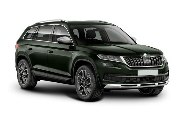 Skoda Kodiaq Scout green